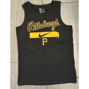 Nike Pittsburgh Pirates Women’s Tank Top Black Size Small Cotton